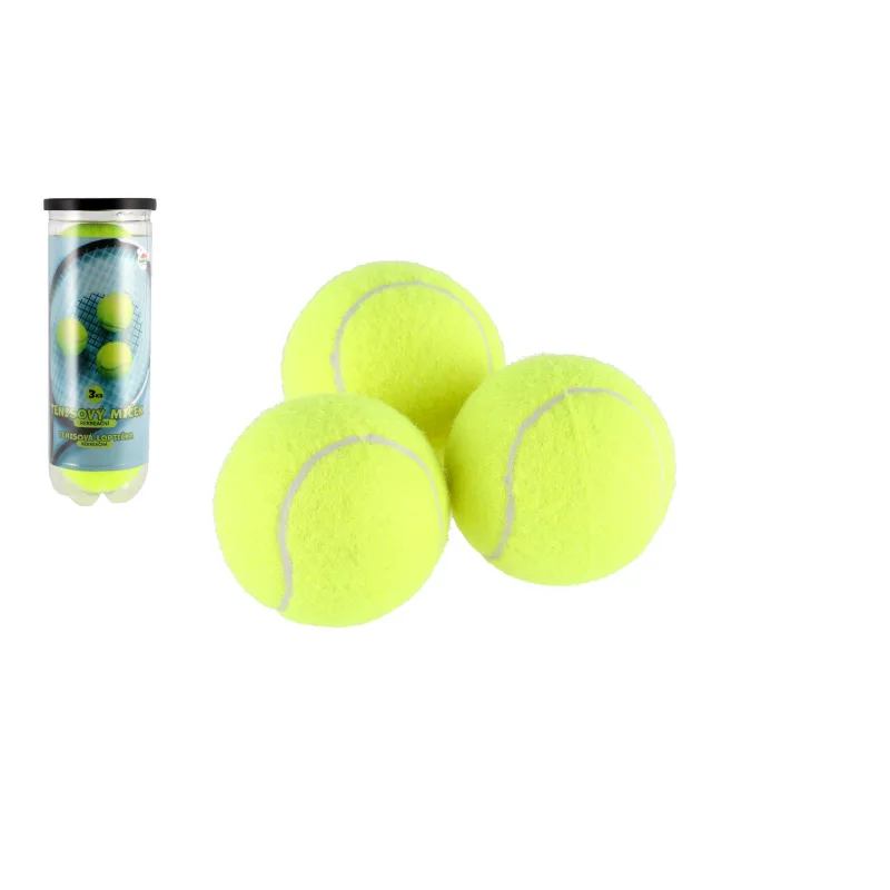 Teddies Loptička tenisová rekreačná 3 ks v tube