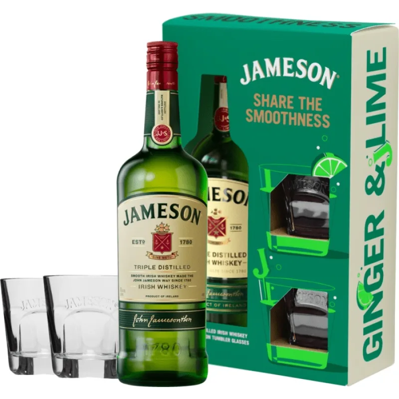 Jameson s 2 pohármi 40% 0,7l
