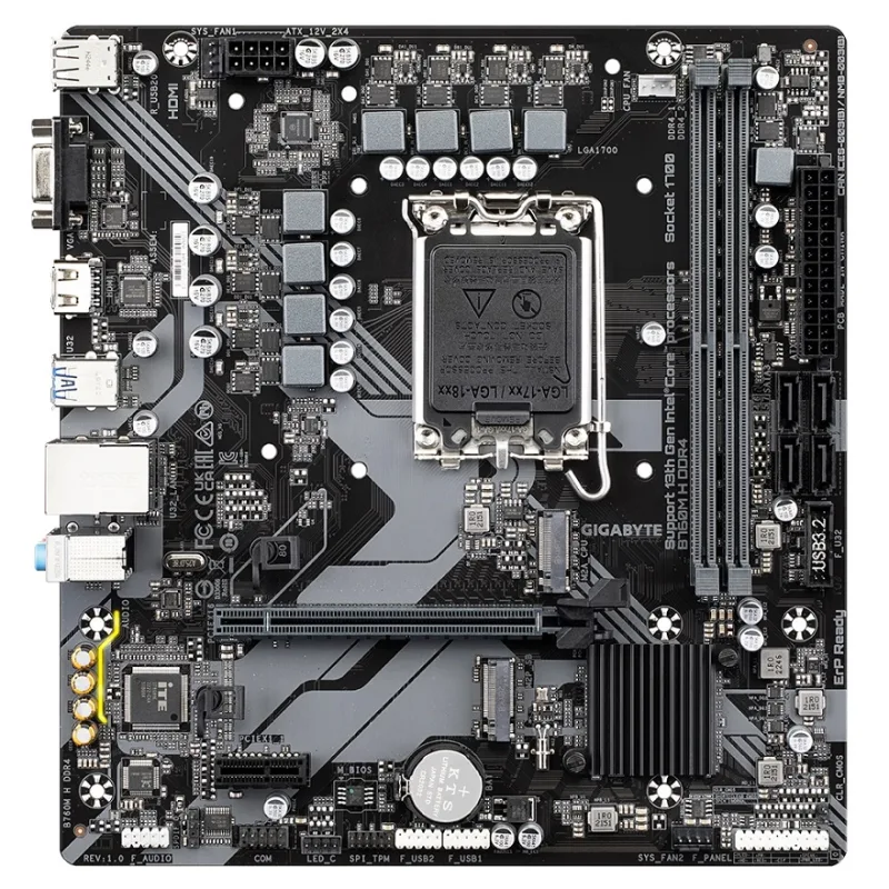 GIGABYTE B760M H DDR4/LGA 1700/mATX B760M H DDR4