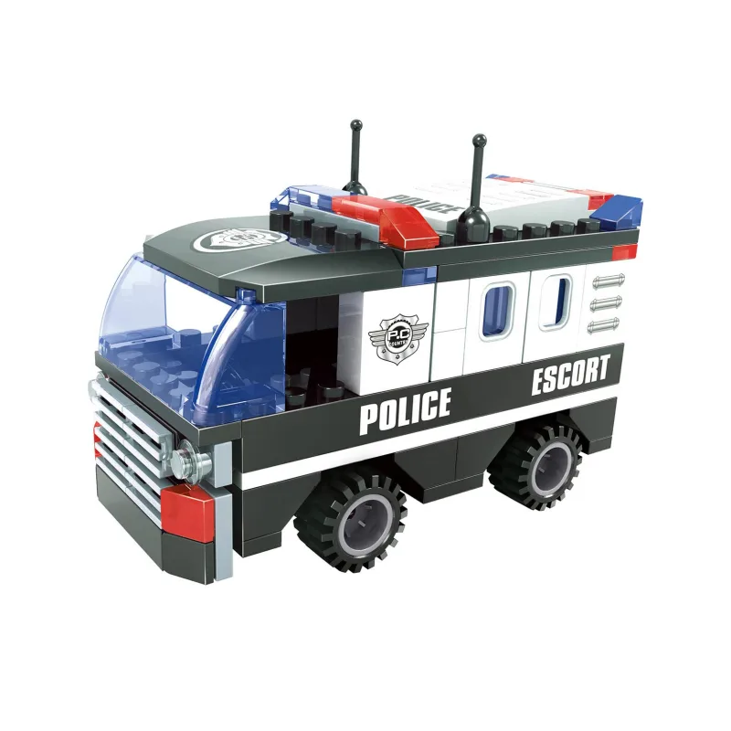 Rappa Kompatibilní stavebnice BLOXO policie auto 106 ks