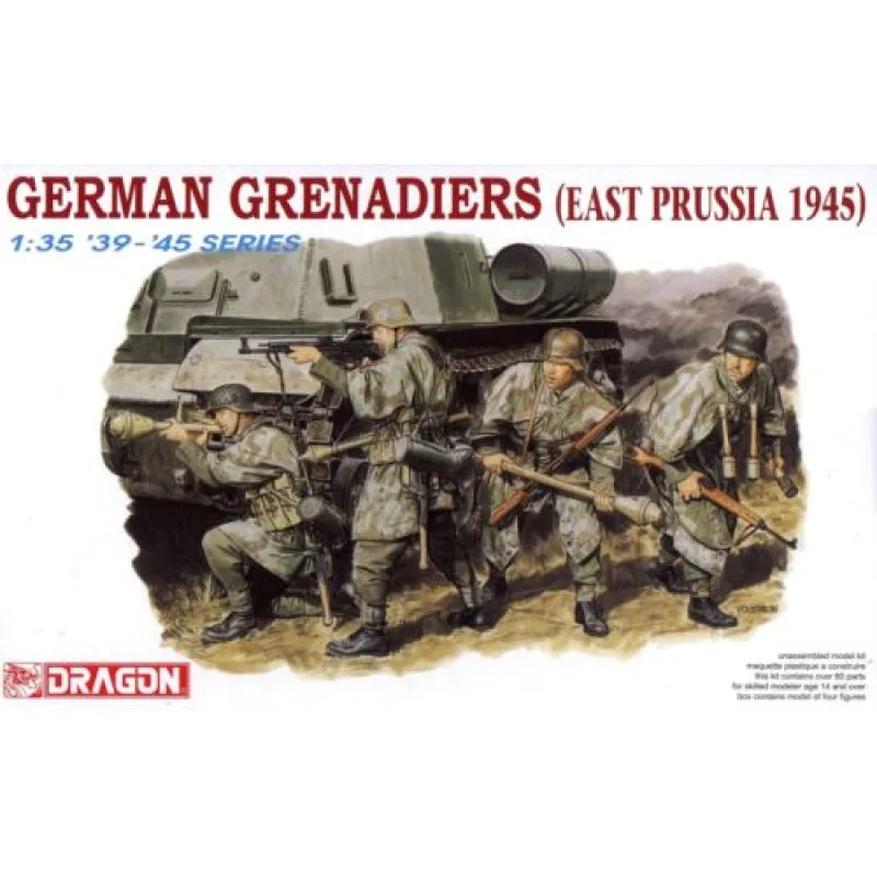 Dragon Model Kit figúrky 6057 - GERMAN GRENADIERS (EAST PRUSSIA 1945) (1:35)