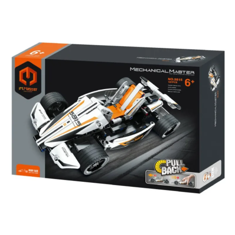 Stavebnice iM.MASTER formule na zpětné natažení, 187 dílků
