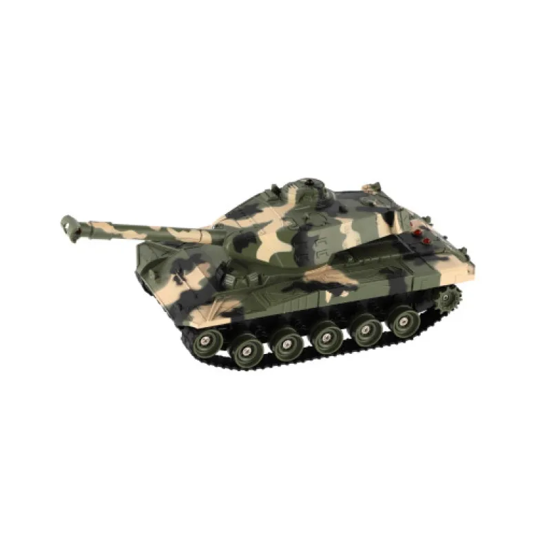Teddies RC tank s dobíjecím packem se zvukem, 37x17x19cm
