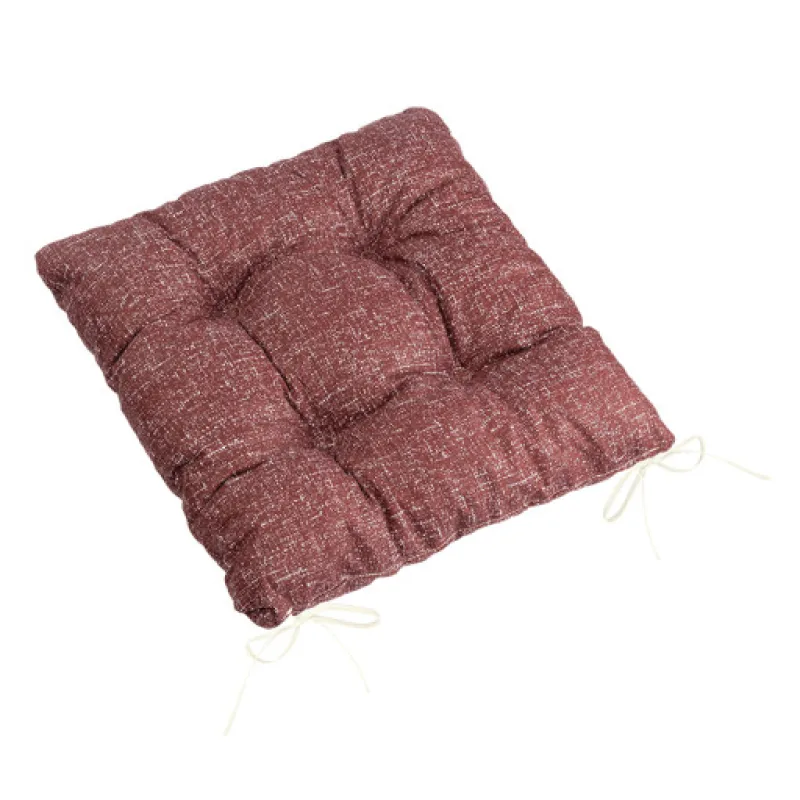 Bellatex Sedák LADA prošívaný, Uni tmavě vínová - 40x40 cm