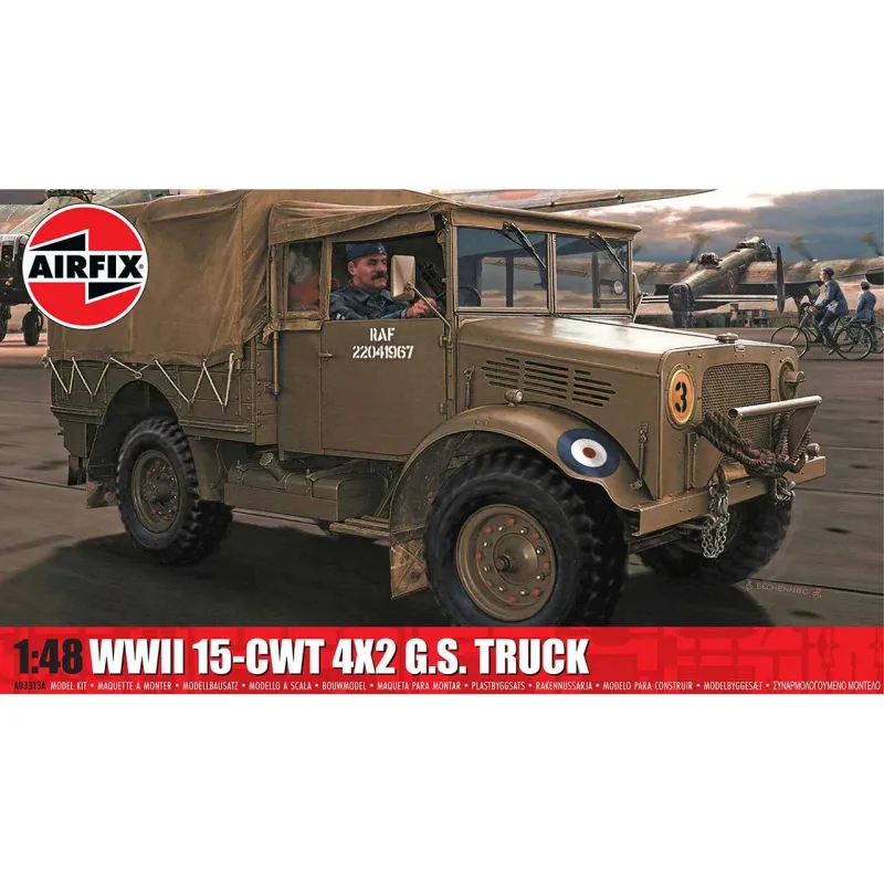 Airfix Classic Kit military A03313A - WWII RAF 15-cwt 4 x 2 G.S. Truck (1:48)