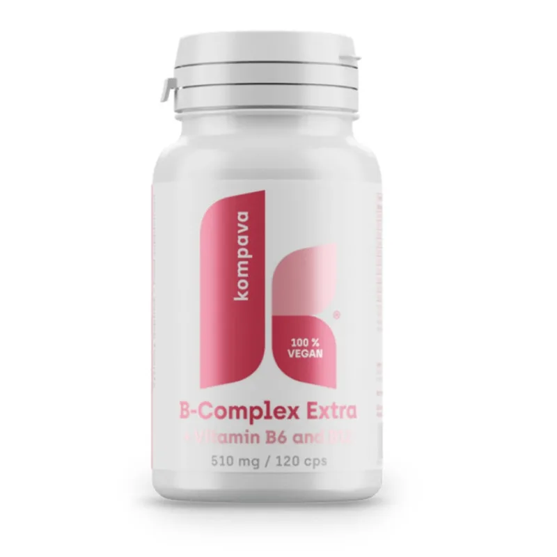 Kompava B-complex extra, 120 kapslí 510mg