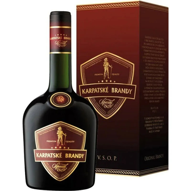 Karpatské Brandy Špeciál 40% 0,7 l (kartón)