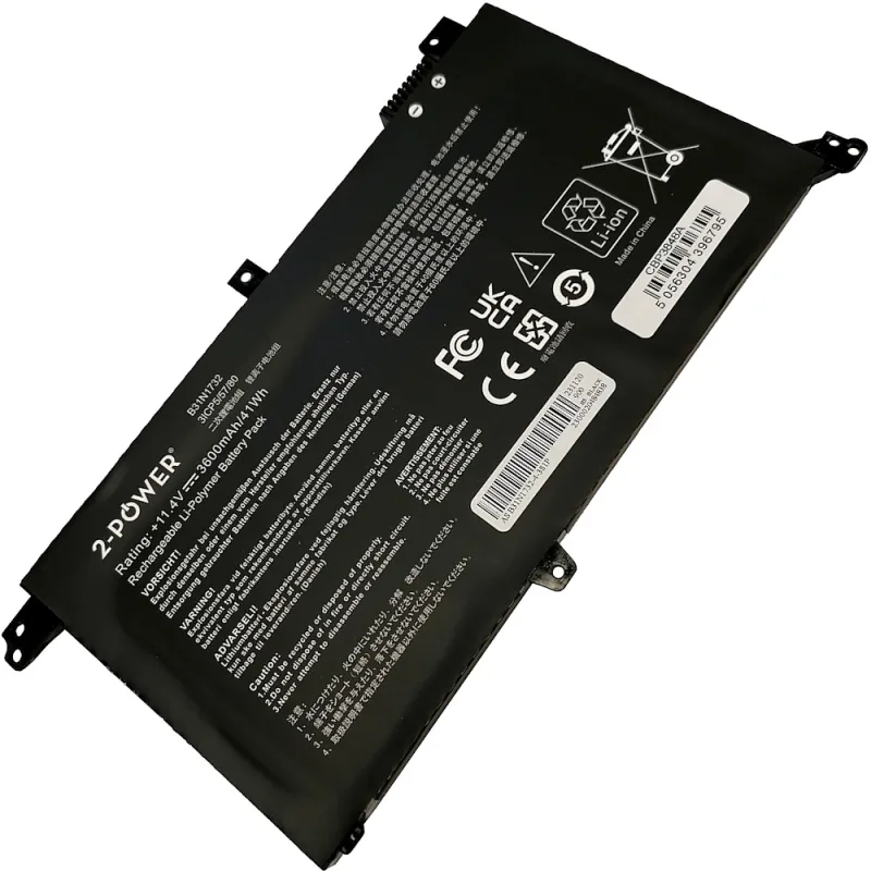 2-POWER Baterie Li-Ion 11,55V 3600mAh pro Asus K430FA, S430UF, X430FN, 430UN, X571GD, X571GT 77051179