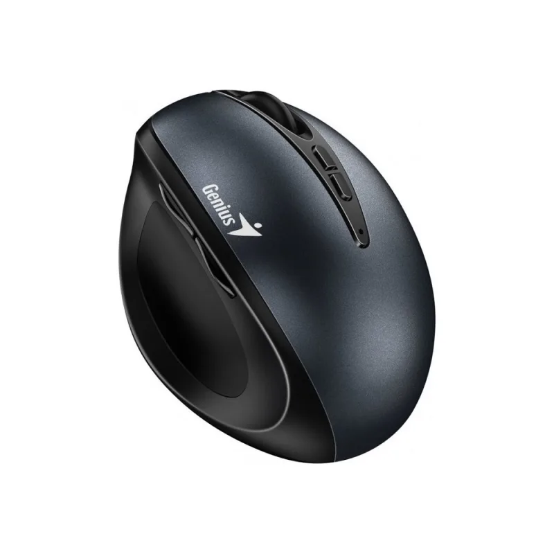 Genius Ergo 8300S/Vertikální/Optická/Pro praváky/1 600 DPI/Bezdrátová USB/Černá-šedá 31030037401