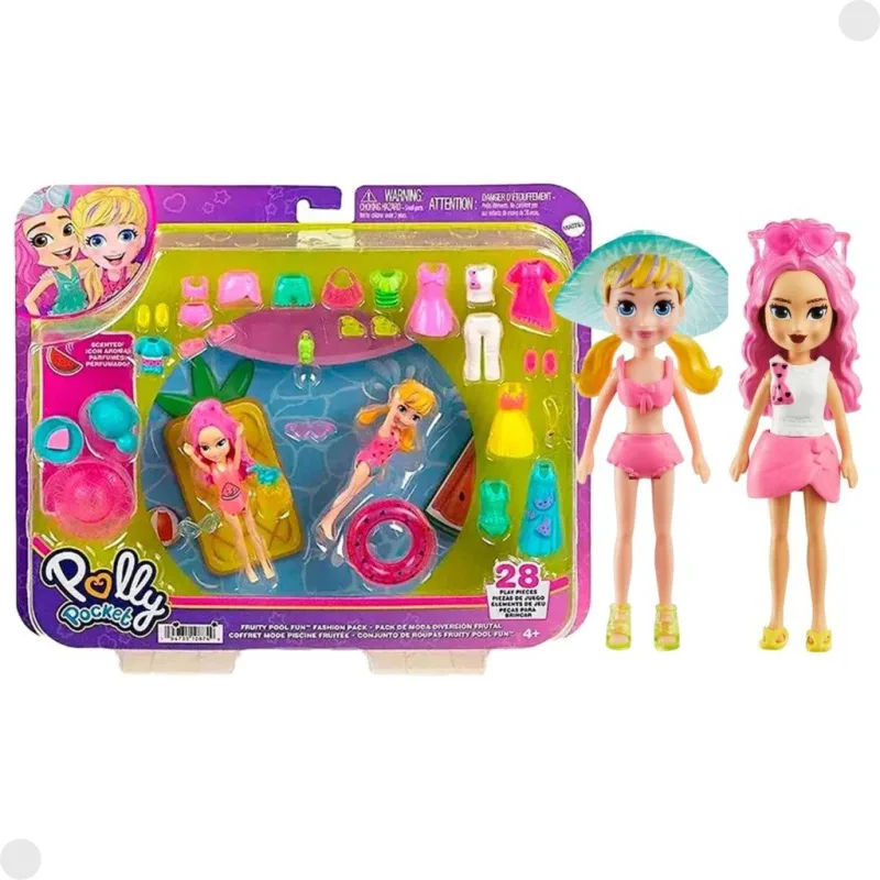 Mattel Polly Pocket velké sada oblečků a doplňků asst.