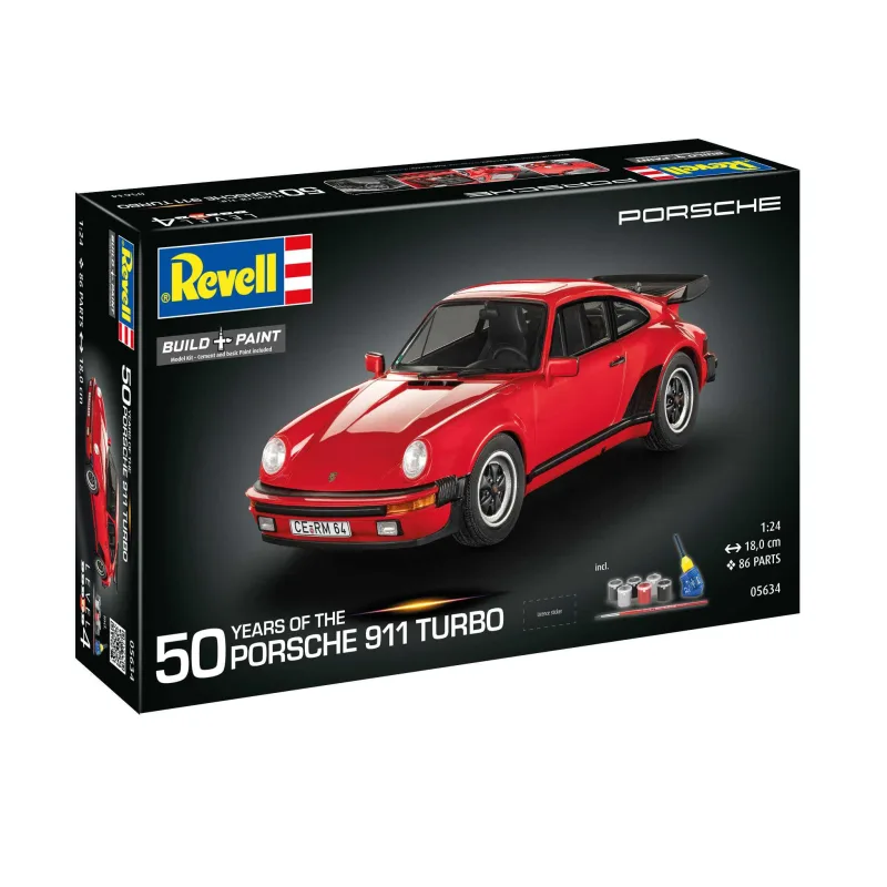 Revell Gift-Set auto 05634 - Porsche 911 Turbo (50th Anniversary) (1:24)
