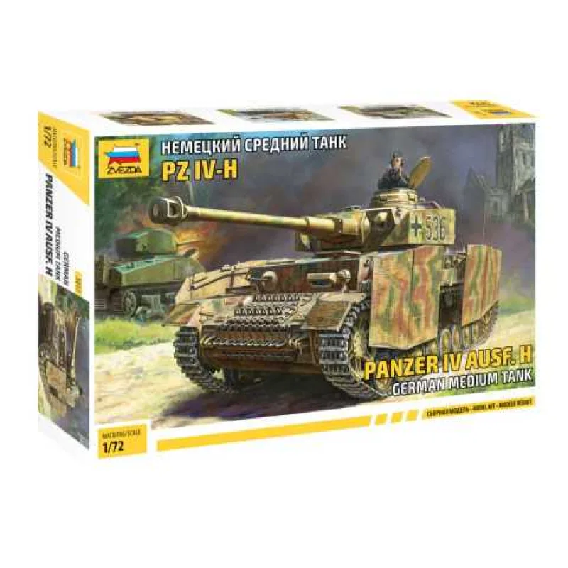 Zvezda Model Kit tank 5017 - Panzer IV Ausf.H (1:72)