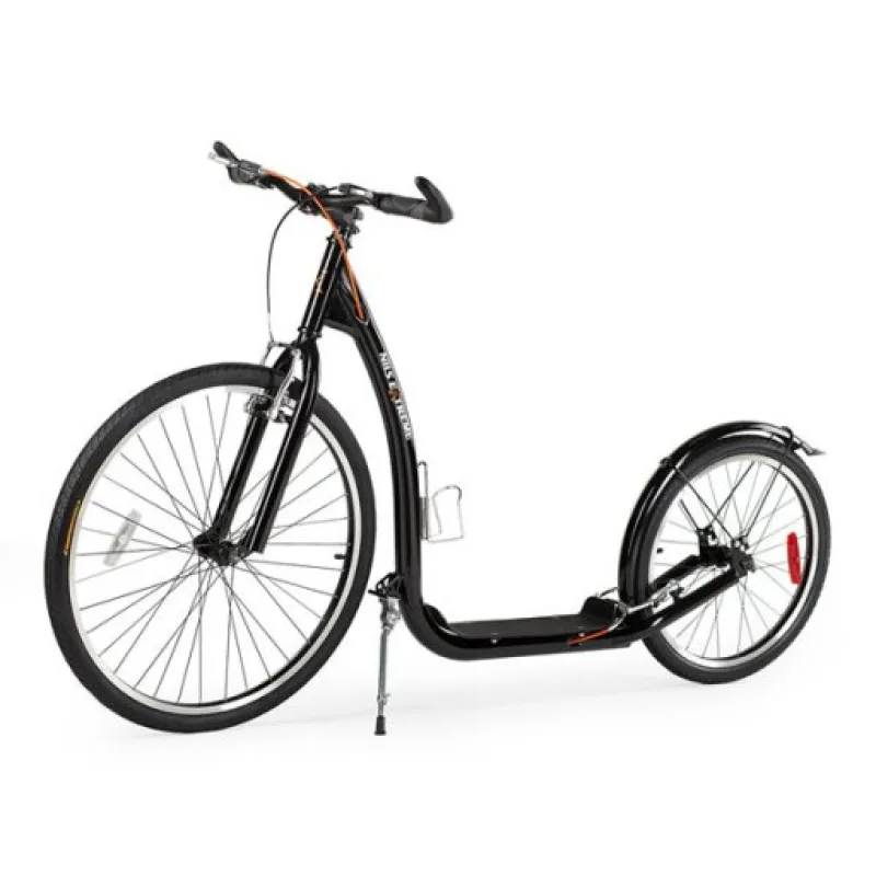 Koloběžka NILS Extreme WHS261 černá s pumpovanými koly 26/20"