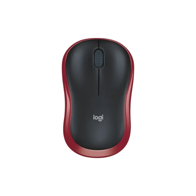 LOGITECH PROMO myš Logi Wireless Mouse M185, Red 910-002237