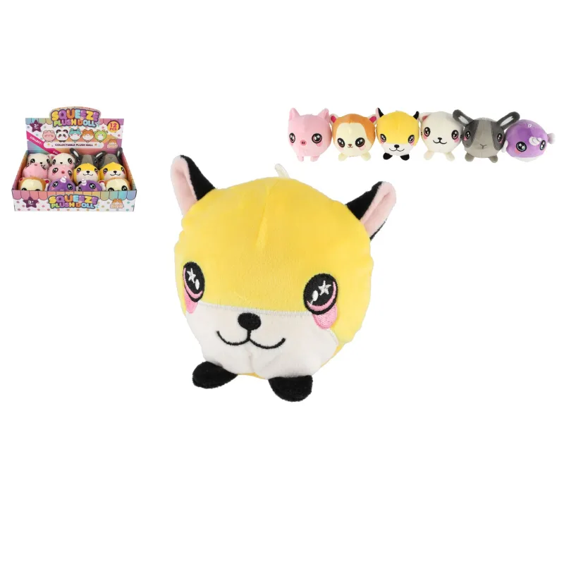 Teddies Zvieratko plyš 9cm 6 druhov