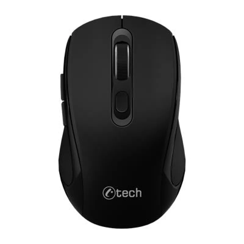 C-TECH WLM-12BK/Ergonomická/Optická/Pro praváky/1 600 DPI/USB+BT/Černá WLM-12BK