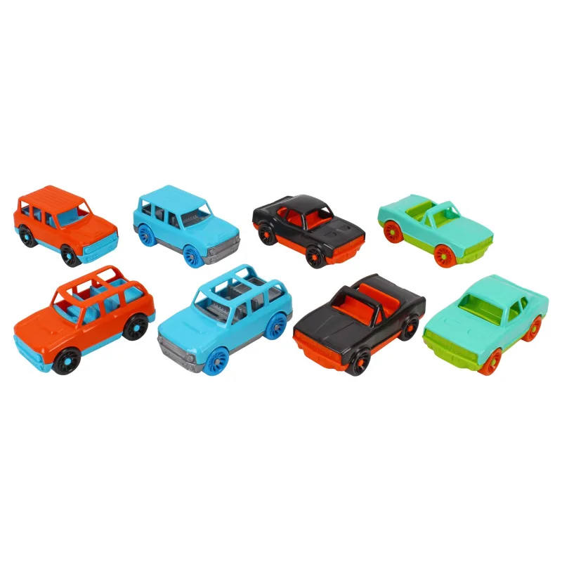 Teddies Auto/Autíčko plast 10cm na voľný chod mix druhov