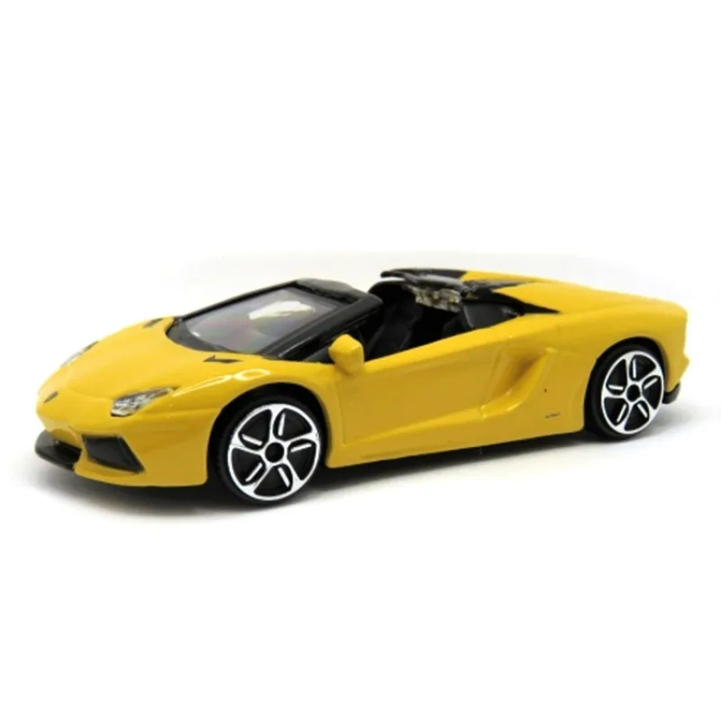 Bburago Street Fire Collezione Lamborghini Aventador LP700-4 Roadster, žluté 1:43