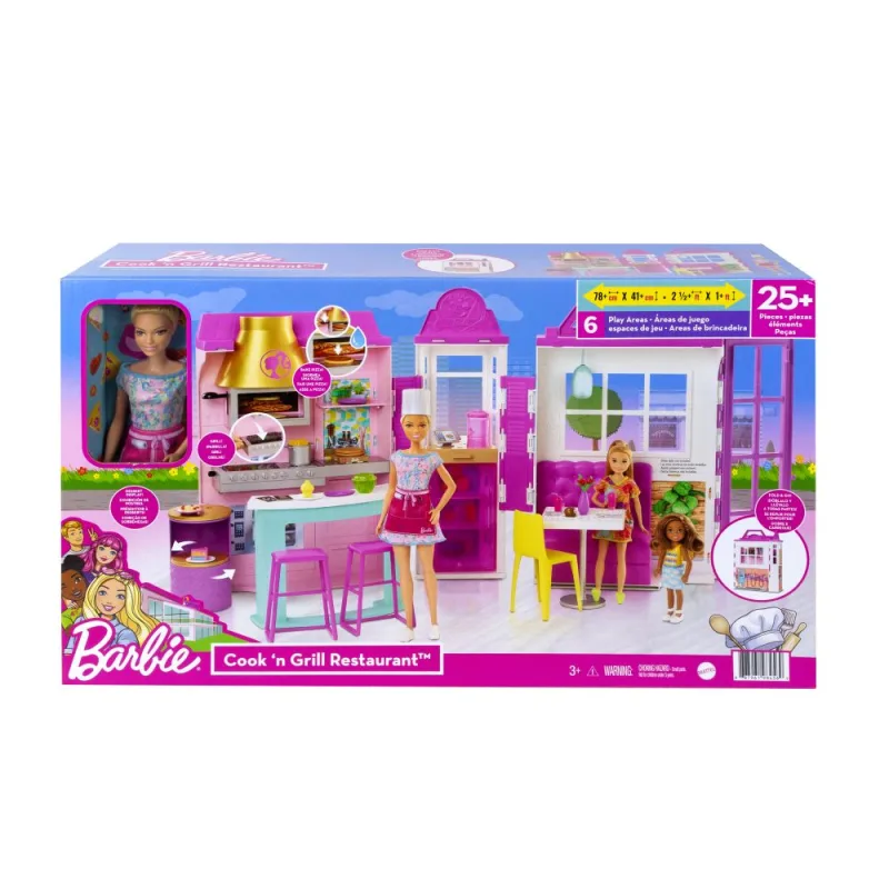 Mattel Barbie RESTAURÁCIA S HRAČKOU PRE DIEVČATÁ
