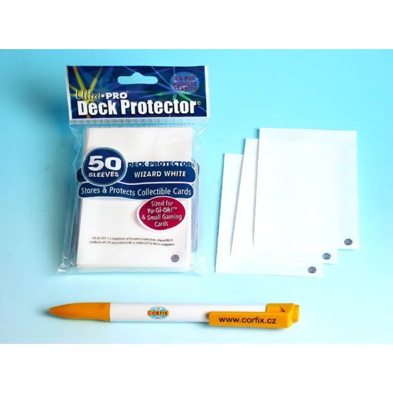Obaly na hracie karty (YU-Gi-OH!) - biela (SOLID WIZARD WHITE)