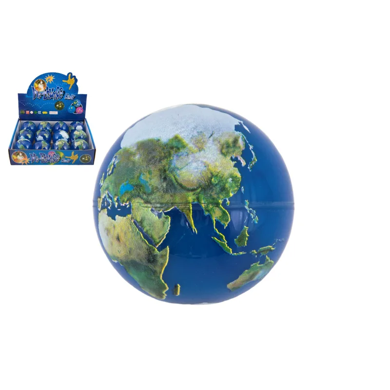 Teddies Loptička skákacia Zem guma 7cm 1ks v sáčku