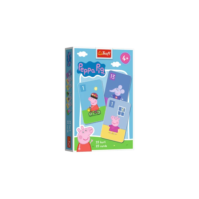 Trefl Čierny Peter Prasiatko Peppa/Peppa Pig spoločenská hra - karty v krabičke 6x9cm
