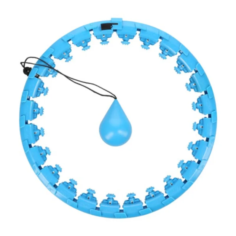 Masážní hula hoop Home FH01 se závažím, modrá