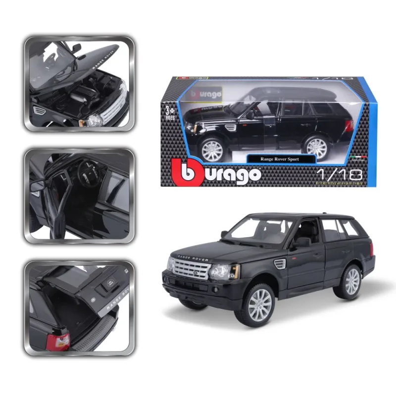 Bburago ORBICO Bburago 1:18 Range Rover Šport Black