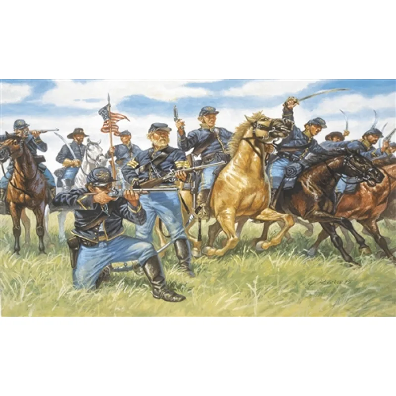 Italeri Model Kit figúrky 6013 - UNION CAVALRY (AMERICAN CIVIL WAR) (1:72)