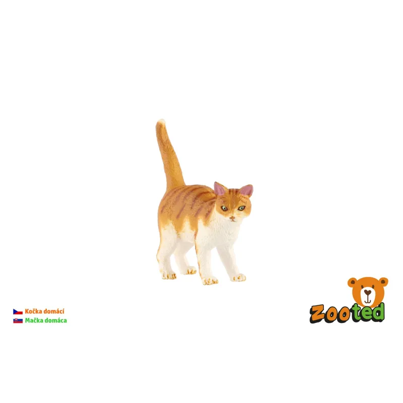 ZOOted Mačka domáca zooted plast 6cm v sáčku