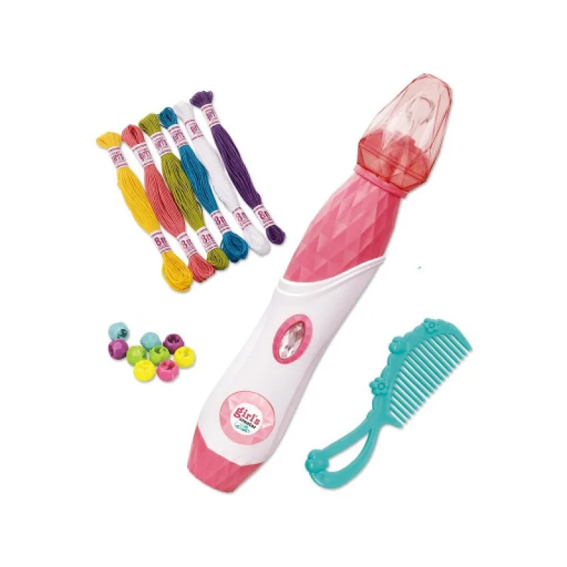 MaDe Souprava korálků k zaplétání do vlasů s příslušenstvím