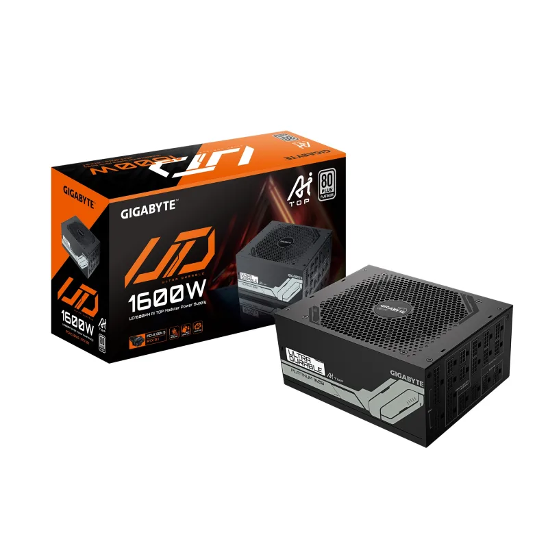 GIGABYTE UD1600PM PG5 AI TOP/1600W/ATX 3.1/80PLUS Platinum/Modular/Retail GP-UD1600PM PG5