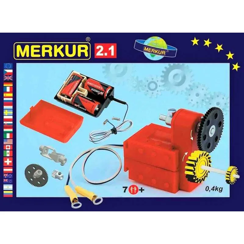 MERKUR - Stavebnice MERKUR - Stavebnica Merkur 2.1 Elektromotorček