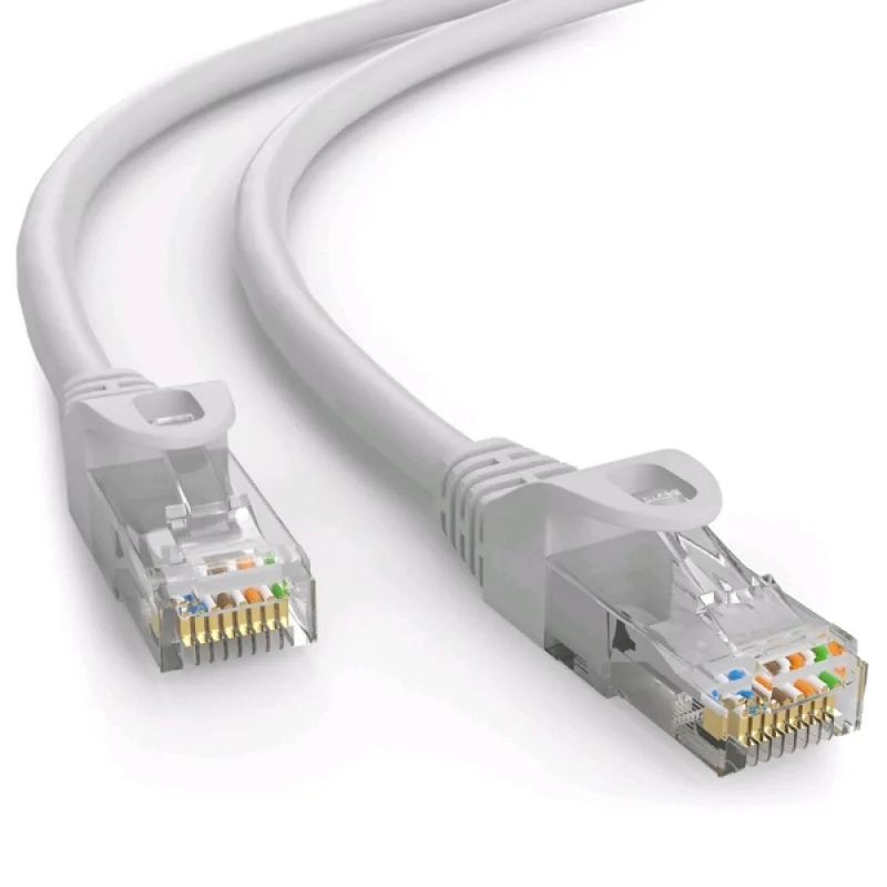 Kabel C-TECH patchcord Cat6, UTP, šedý, 0,5m CB-PP6-05