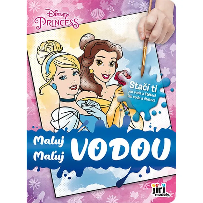 Jiri Models Omaľovánka Maľuj vodou Princezné