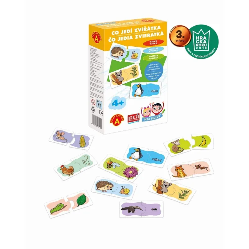PEXI Škola hrou PEXI® - ČO JEDIA ZVIERATÁ