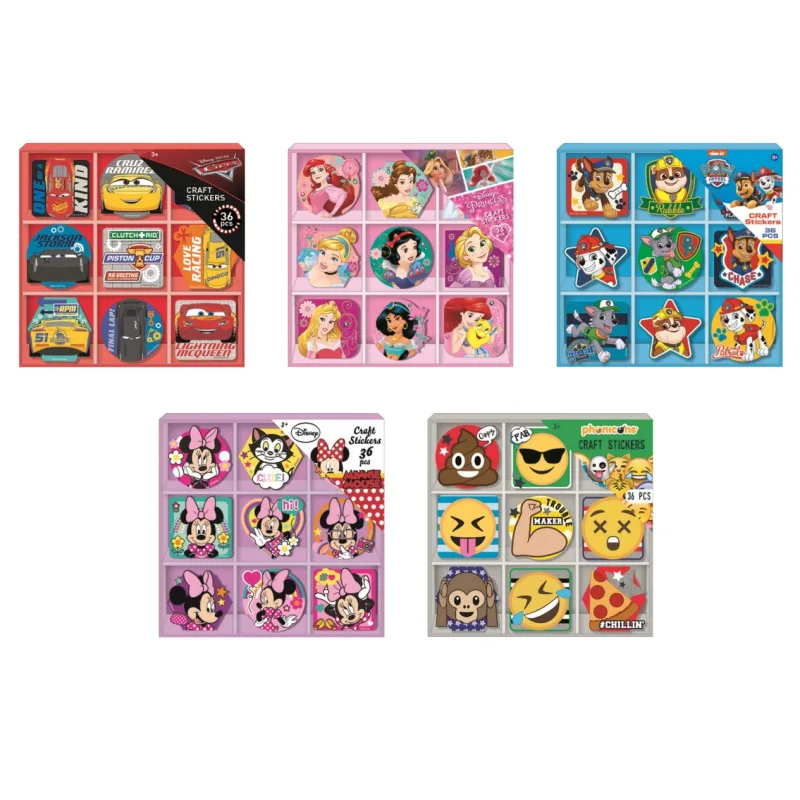 Rappa Samolepky v krabičke 36 kusov