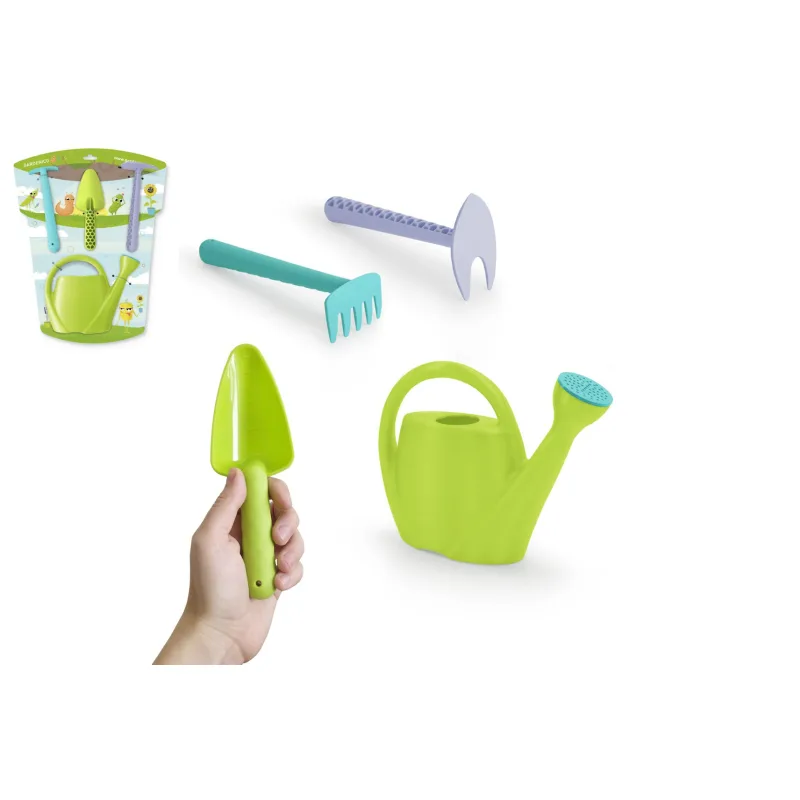 Náradie záhradné detské plastové 4ks na karte 33x40x4cm
