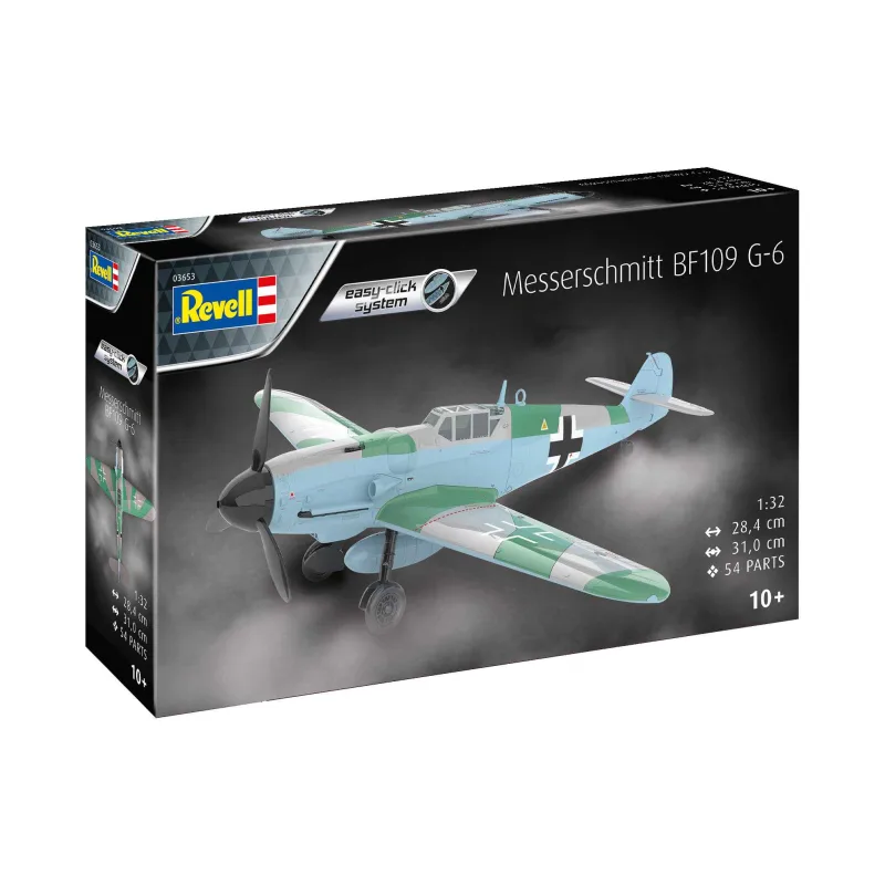 Revell EasyClick lietadlo 03653 - Messerschmitt Bf109G-6 (1:32)