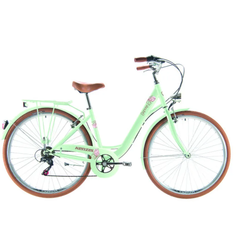 Kenzel Retro kolo Signora Royal 6spd 28" 2026 pistáciově-hnědé