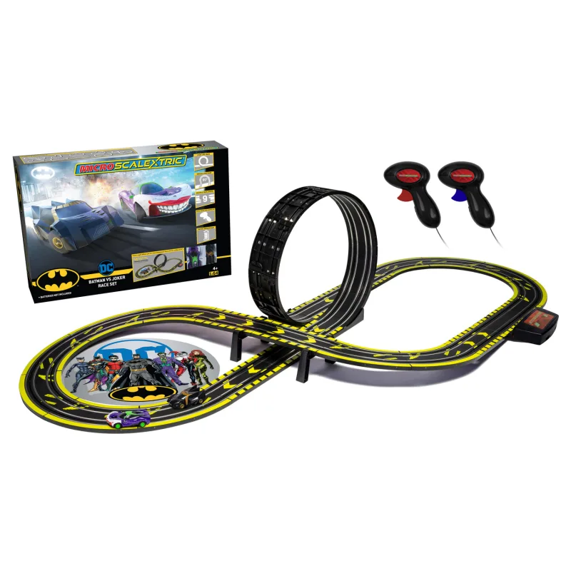 Scalextric Autodráha MICRO SCALEXTRIC G1155M - Batman vs Joker (Battery Powered) (1:64)