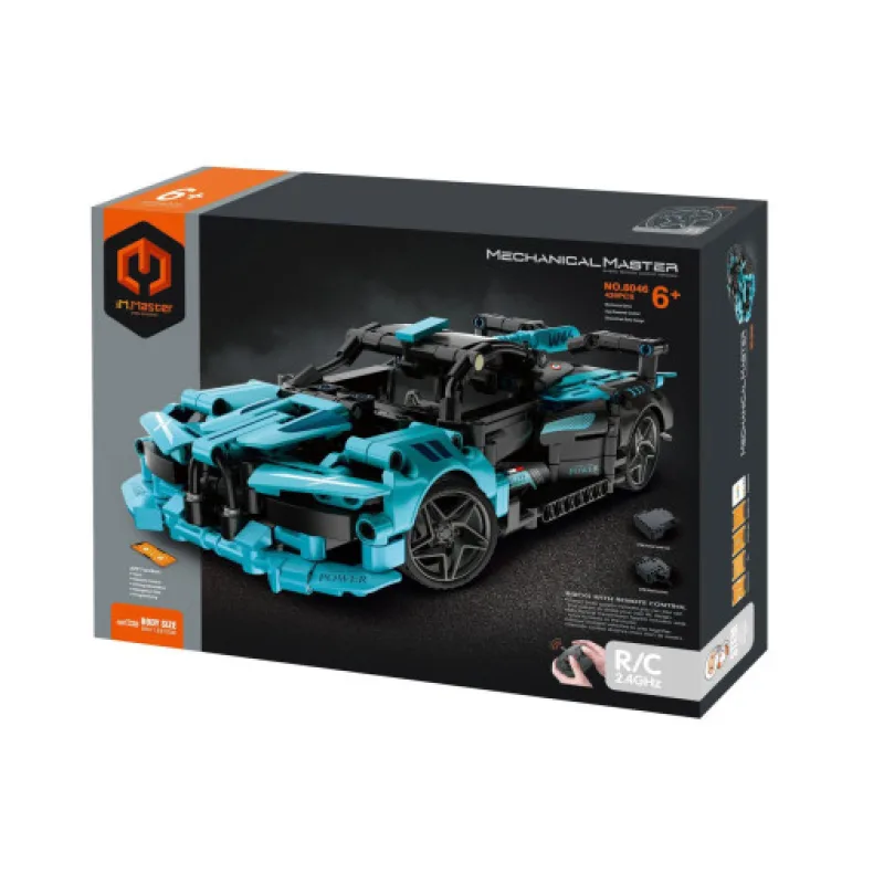 Stavebnice iM.MASTER programovací RC auto na baterie, 2,4GHz, 439 dílků