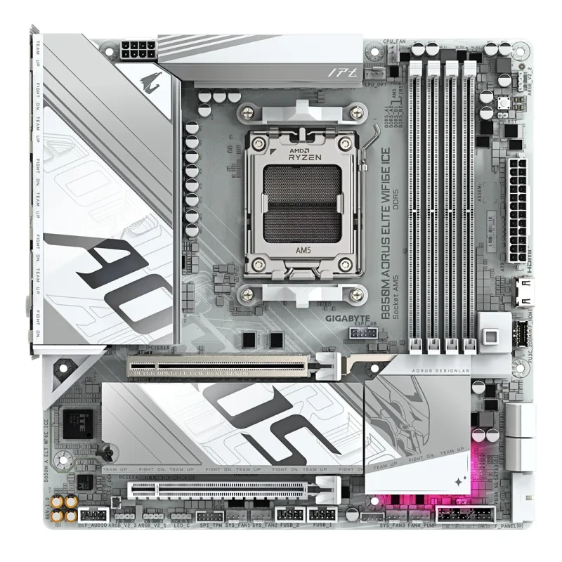 GIGABYTE B850M AORUS ELITE WIFI6E ICE/AM5/mATX B850M A ELT WF6E ICE
