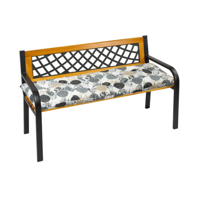 Bellatex Sedák na lavici prošívaný, Koule šedá - 40x120 m