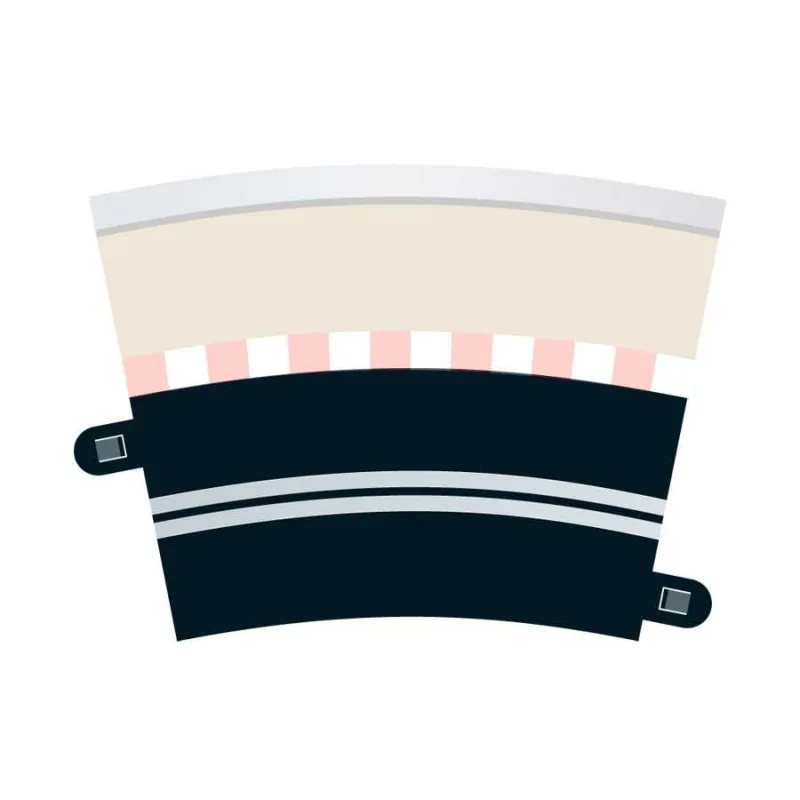 Scalextric Príslušenstvo SCALEXTRIC C7017 - Single Lane (R3 Curve x 4)