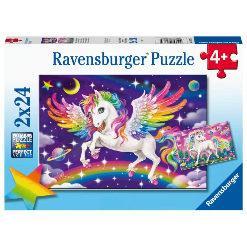 Ravensburger Jednorožec a Pegas 2x24 kusov