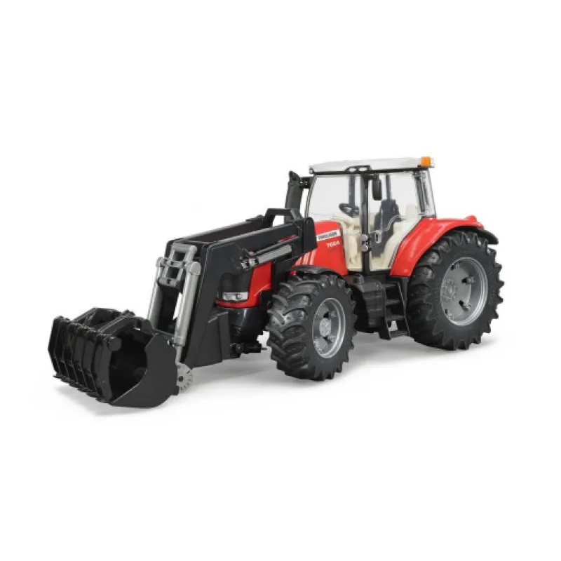 Bruder 3047 Traktor Massey Ferguson a čelní nakladač