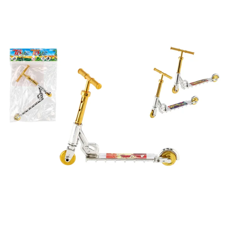 Teddies Kolobežka prstová plast 10cm mix druhov v sáčku