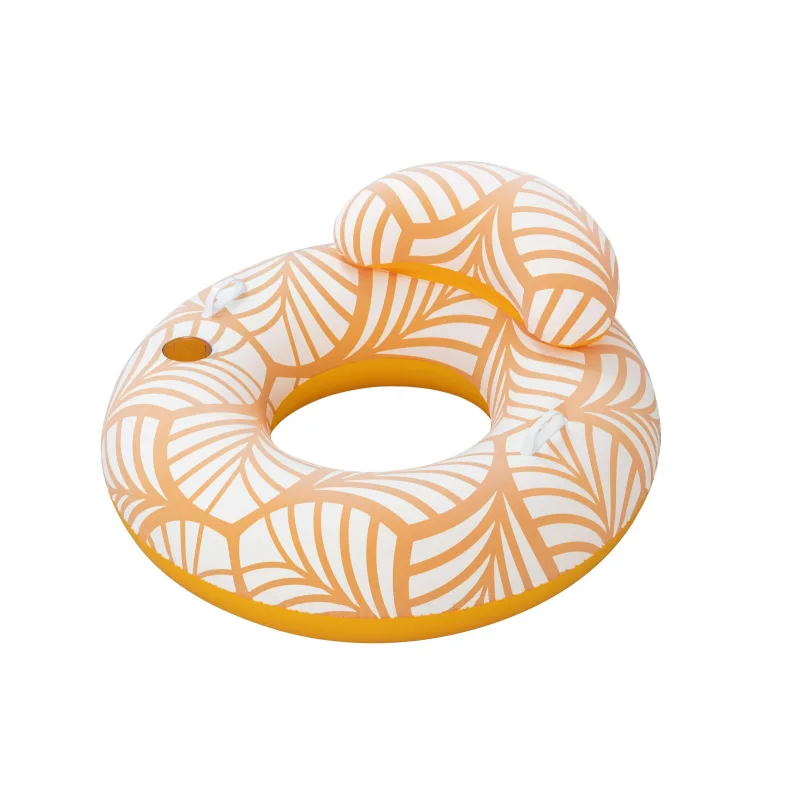 Bestway Nafukovací kruh/křeslo s úchyty Comfort Plush Deluxe, 118x117cm