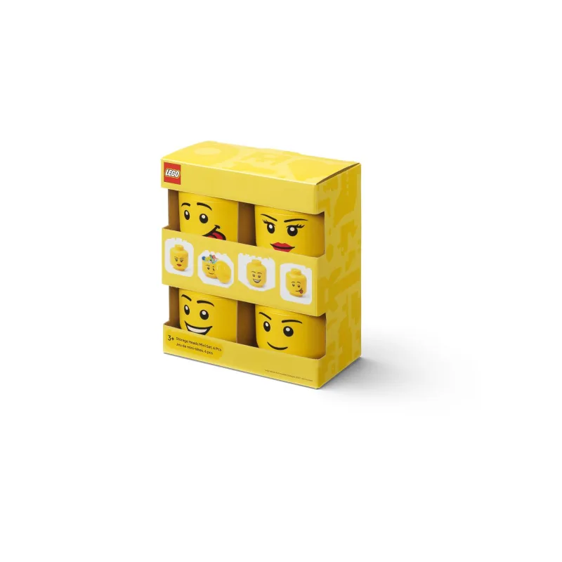 Smartlife LEGO úložná hlava (mini) Multi-pack 4 ks - NEW